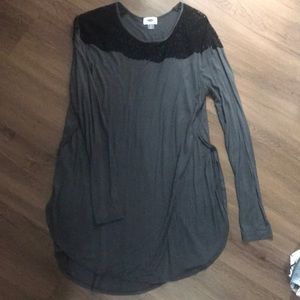 Oldnavy gray tunic size large